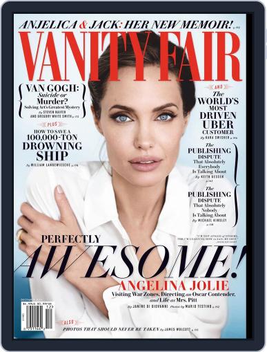 Vanity Fair December 1st, 2014 Digital Back Issue Cover