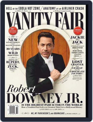 Vanity Fair October 4th, 2014 Digital Back Issue Cover