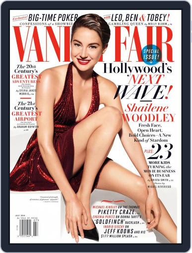 Vanity Fair July 1st, 2014 Digital Back Issue Cover