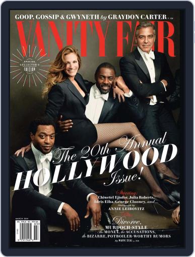 Vanity Fair March 1st, 2014 Digital Back Issue Cover