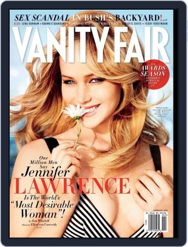 Vanity Fair January 18th, 2013 Digital Back Issue Cover