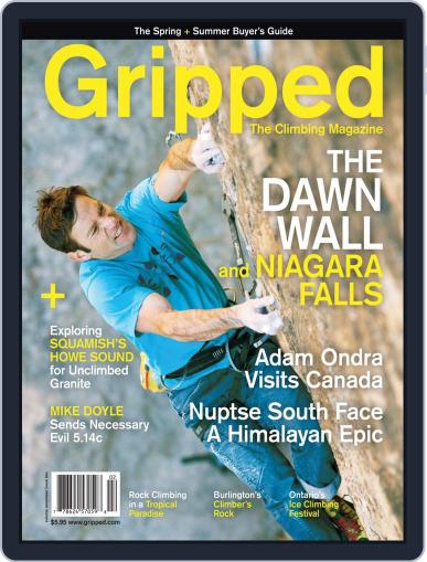 Gripped: The Climbing April 11th, 2015 Digital Back Issue Cover