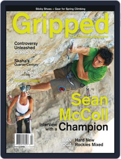 Gripped: The Climbing March 28th, 2012 Digital Back Issue Cover