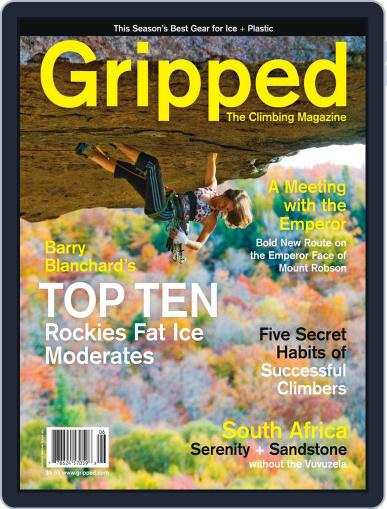 Gripped: The Climbing December 8th, 2010 Digital Back Issue Cover