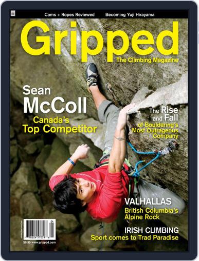 Gripped: The Climbing August 1st, 2008 Digital Back Issue Cover