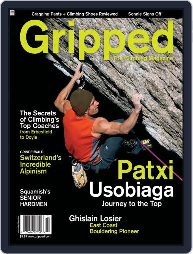 Gripped: The Climbing April 16th, 2008 Digital Back Issue Cover