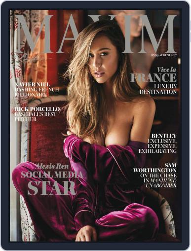 Maxim August 1st, 2017 Digital Back Issue Cover