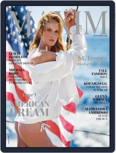 Maxim September 1st, 2016 Digital Back Issue Cover