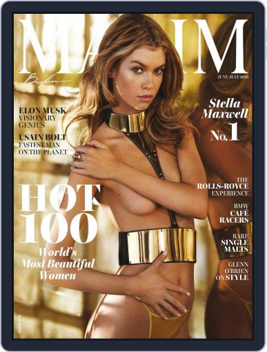 Maxim June 1st, 2016 Digital Back Issue Cover
