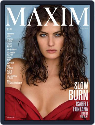 Maxim October 1st, 2015 Digital Back Issue Cover