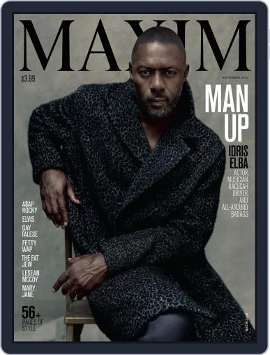 Maxim September 1st, 2015 Digital Back Issue Cover
