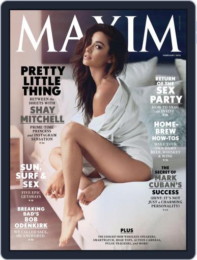 Maxim February 1st, 2015 Digital Back Issue Cover