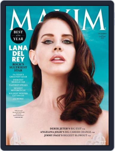 Maxim December 1st, 2014 Digital Back Issue Cover