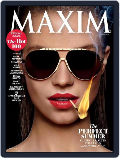 Maxim June 1st, 2014 Digital Back Issue Cover