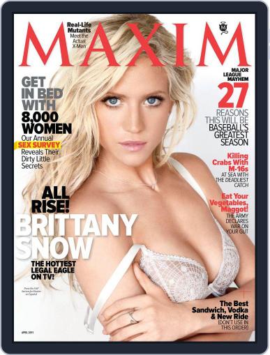 Maxim March 12th, 2011 Digital Back Issue Cover