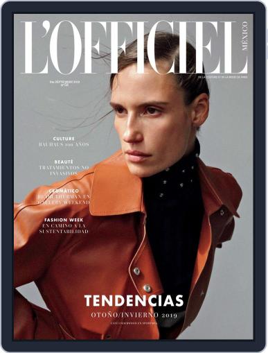 L'Officiel Mexico September 1st, 2019 Digital Back Issue Cover