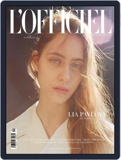 L'Officiel Mexico February 1st, 2018 Digital Back Issue Cover