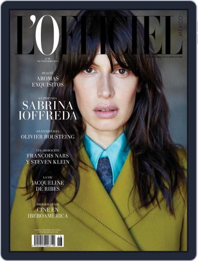 L'Officiel Mexico October 31st, 2015 Digital Back Issue Cover