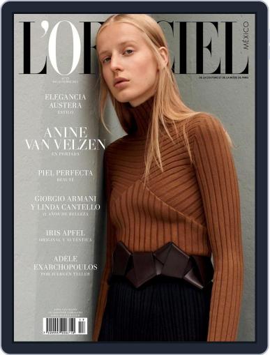 L'Officiel Mexico September 30th, 2015 Digital Back Issue Cover