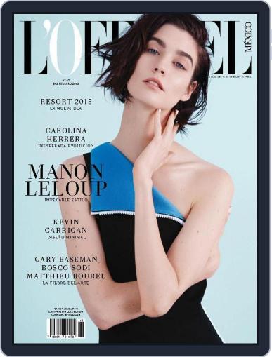 L'Officiel Mexico February 2nd, 2015 Digital Back Issue Cover