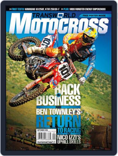 Transworld Motocross August 20th, 2010 Digital Back Issue Cover