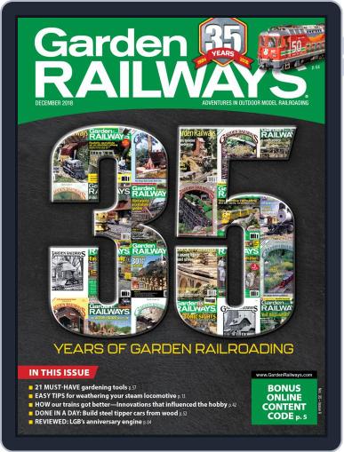 Garden Railways December 1st, 2018 Digital Back Issue Cover