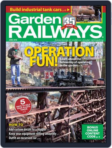 Garden Railways June 1st, 2018 Digital Back Issue Cover