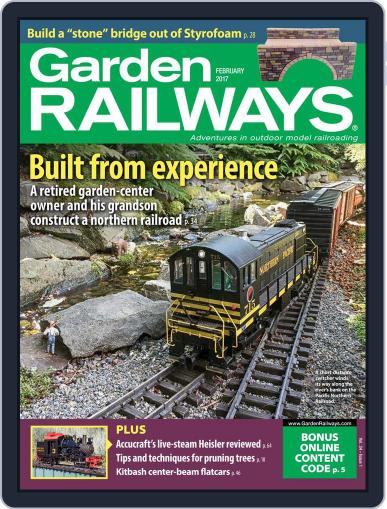 Garden Railways February 1st, 2017 Digital Back Issue Cover