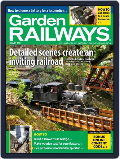 Garden Railways June 24th, 2016 Digital Back Issue Cover
