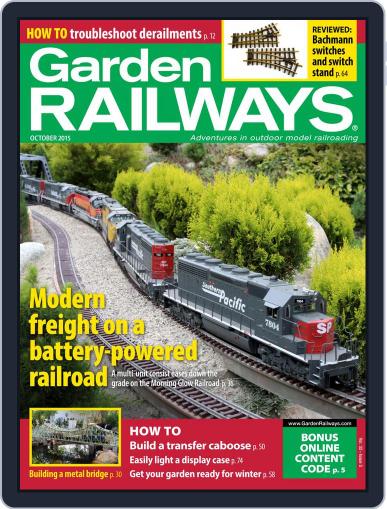 Garden Railways (Digital) October 1st, 2015 Issue Cover