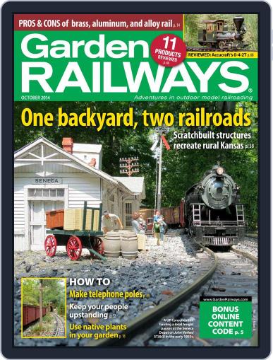 Garden Railways August 22nd, 2014 Digital Back Issue Cover