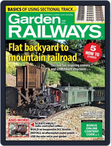 Garden Railways April 25th, 2014 Digital Back Issue Cover
