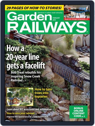 Garden Railways December 27th, 2013 Digital Back Issue Cover