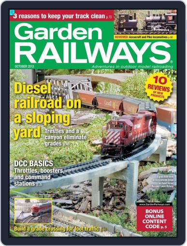 Garden Railways August 24th, 2013 Digital Back Issue Cover