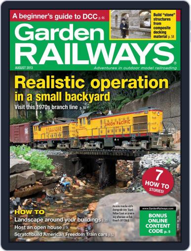 Garden Railways June 22nd, 2013 Digital Back Issue Cover