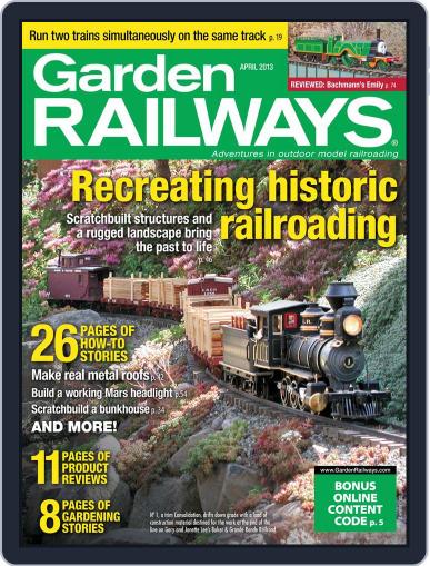 Garden Railways February 23rd, 2013 Digital Back Issue Cover