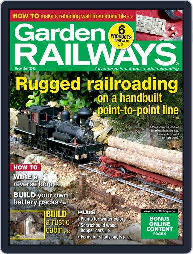 Garden Railways October 27th, 2012 Digital Back Issue Cover