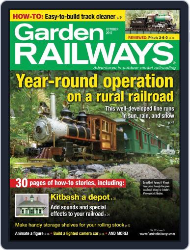 Garden Railways August 25th, 2012 Digital Back Issue Cover