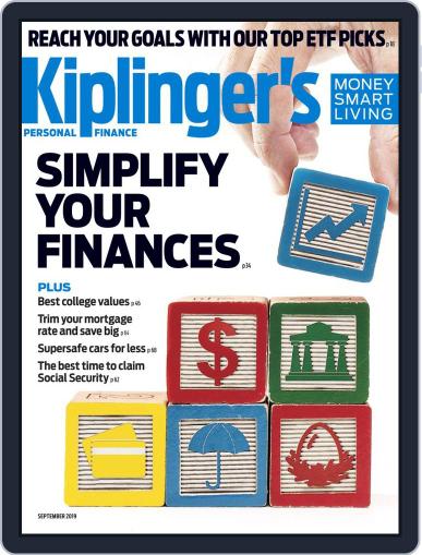 Kiplinger's Personal Finance September 1st, 2019 Digital Back Issue Cover