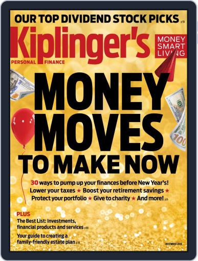 Kiplinger's Personal Finance December 1st, 2018 Digital Back Issue Cover