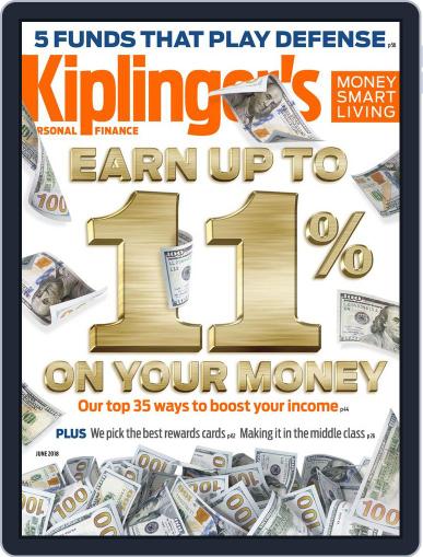 Kiplinger's Personal Finance June 1st, 2018 Digital Back Issue Cover