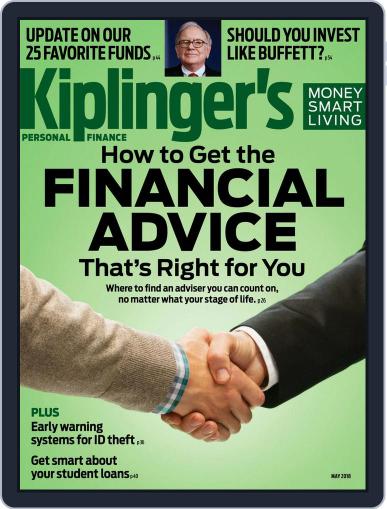 Kiplinger's Personal Finance May 1st, 2018 Digital Back Issue Cover