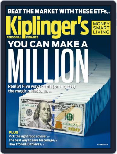 Kiplinger's Personal Finance September 1st, 2017 Digital Back Issue Cover
