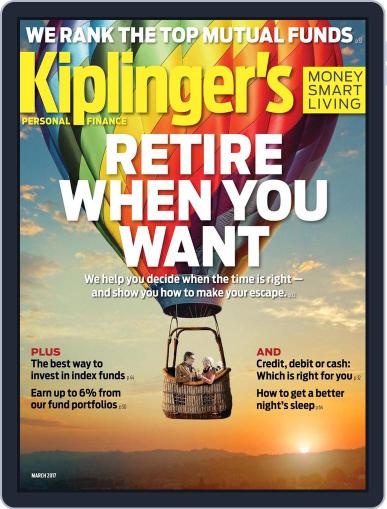 Kiplinger's Personal Finance March 1st, 2017 Digital Back Issue Cover