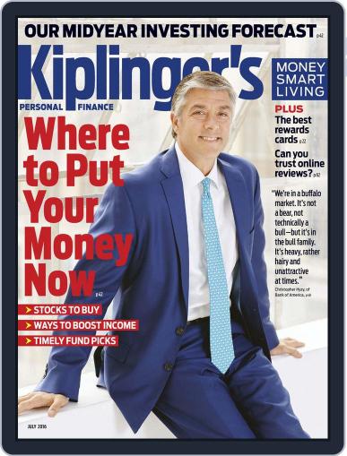 Kiplinger's Personal Finance July 1st, 2016 Digital Back Issue Cover