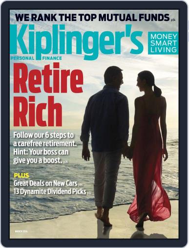 Kiplinger's Personal Finance March 1st, 2016 Digital Back Issue Cover