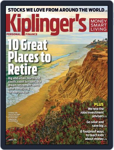 Kiplinger's Personal Finance August 1st, 2015 Digital Back Issue Cover