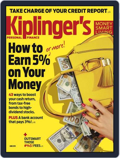 Kiplinger's Personal Finance June 1st, 2015 Digital Back Issue Cover