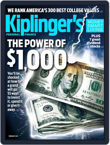 Kiplinger's Personal Finance December 26th, 2014 Digital Back Issue Cover