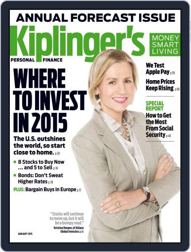 Kiplinger's Personal Finance November 18th, 2014 Digital Back Issue Cover